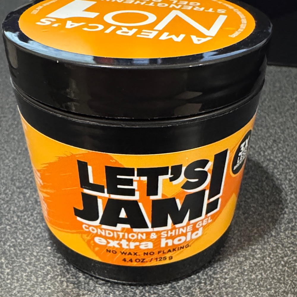 Extra Hold Hair Gel - Black and Orange